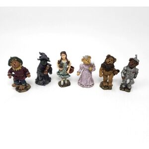 Set of 6 Vtg Boyd's Bears Wizard of Oz Follow the Yellow Brick Road Figurines